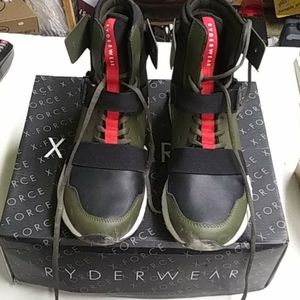 Ryderwear XFORCE High-Top Khaki Size US11